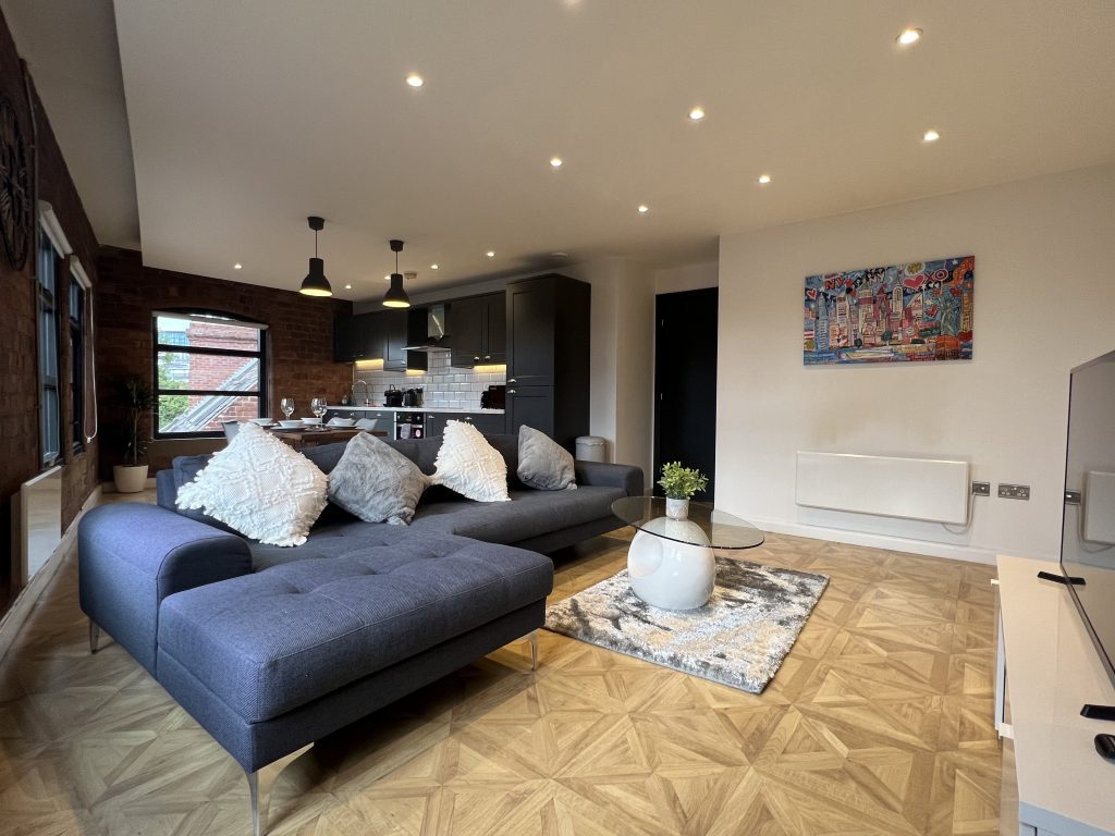 Liberty Suite Living Room apartments to rent leeds